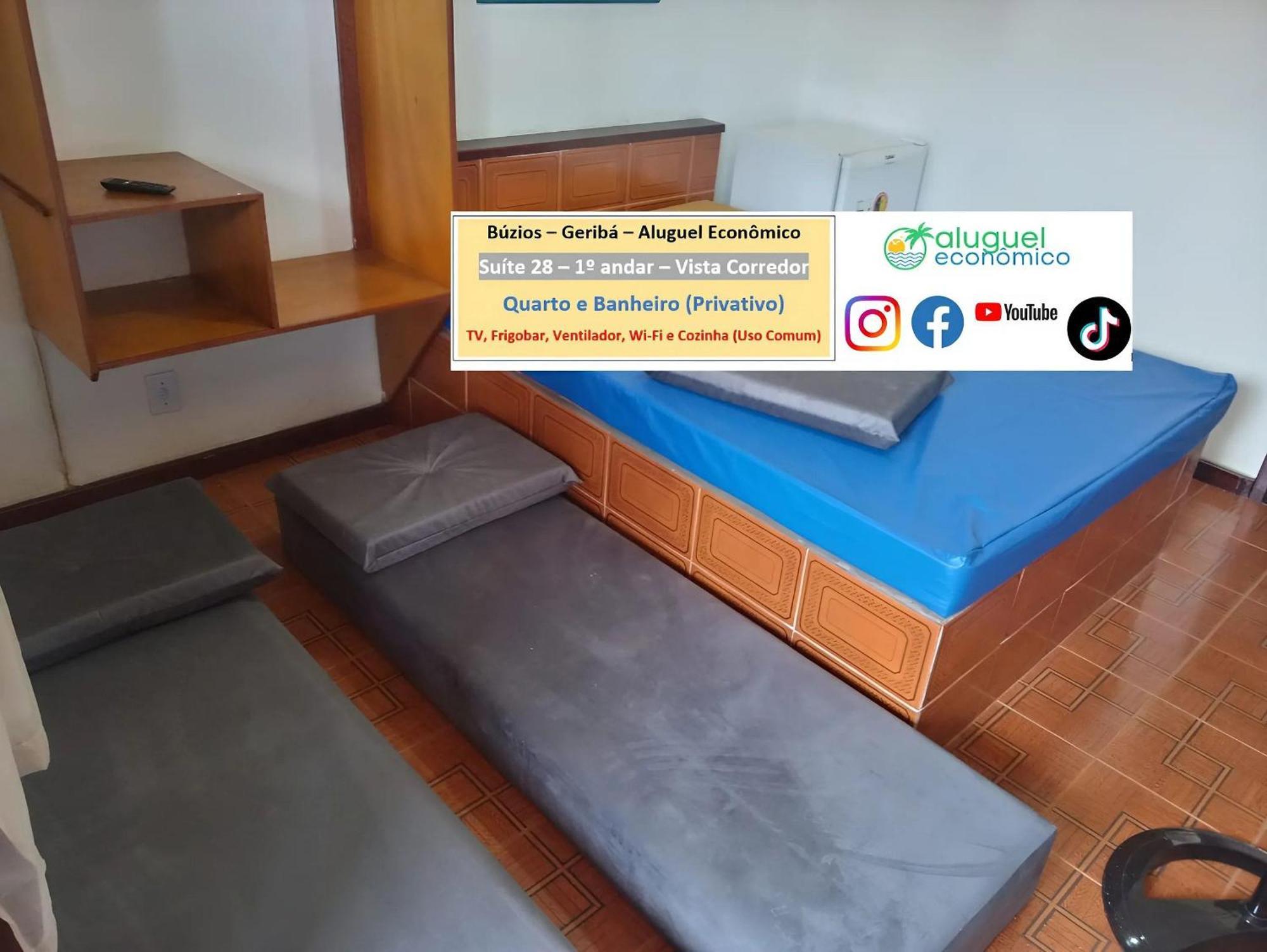 Appartamento Búzios - Geribá - Aluguel Econômico Esterno foto