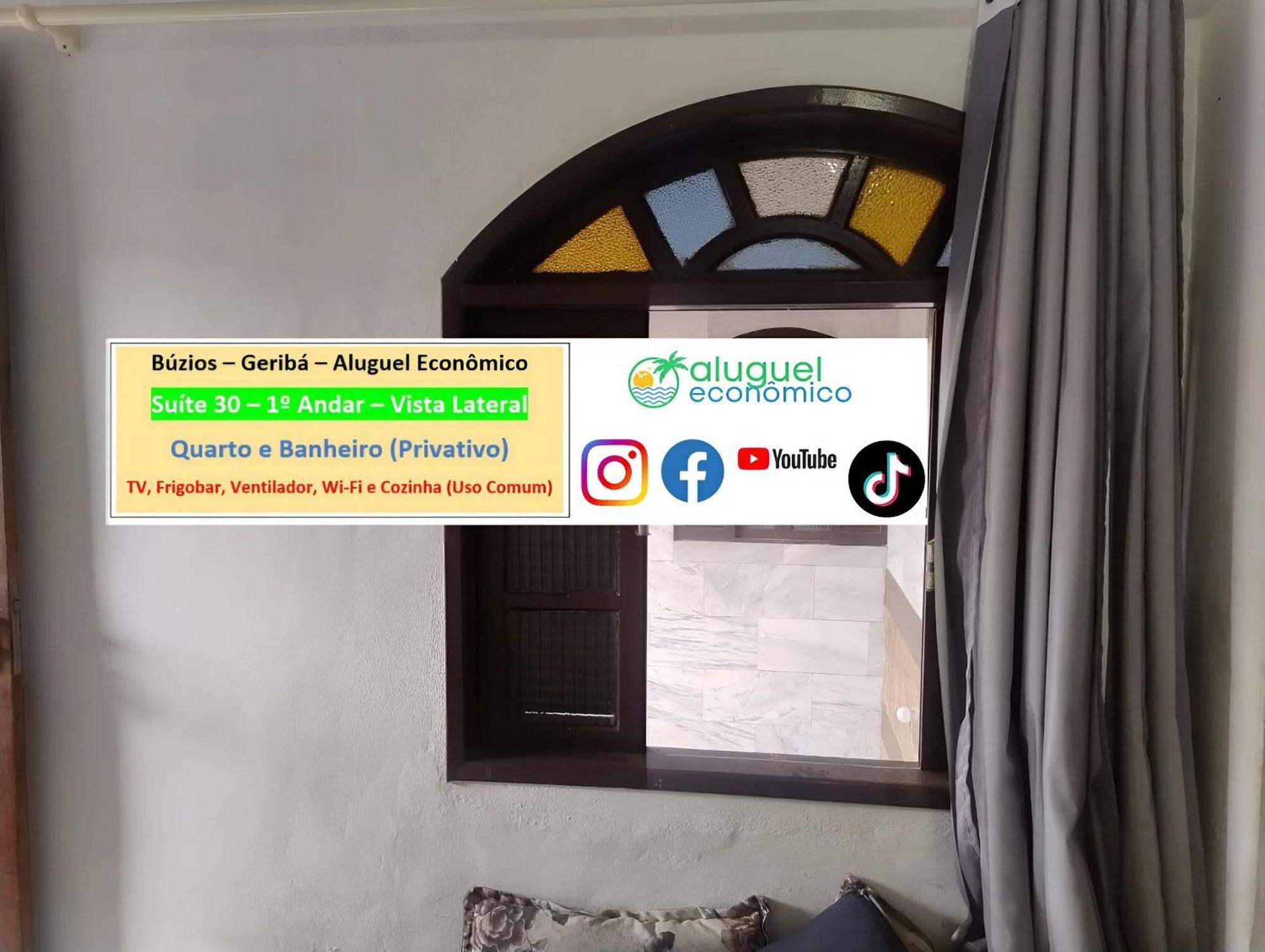Appartamento Búzios - Geribá - Aluguel Econômico Esterno foto