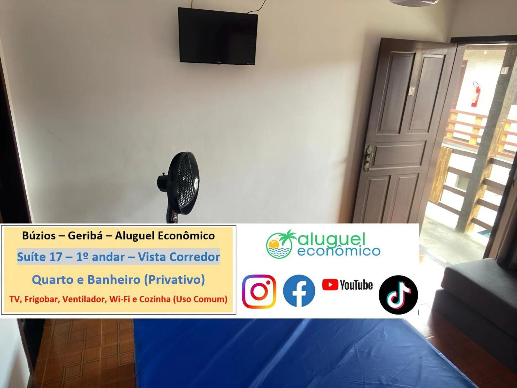 Appartamento Búzios - Geribá - Aluguel Econômico Esterno foto