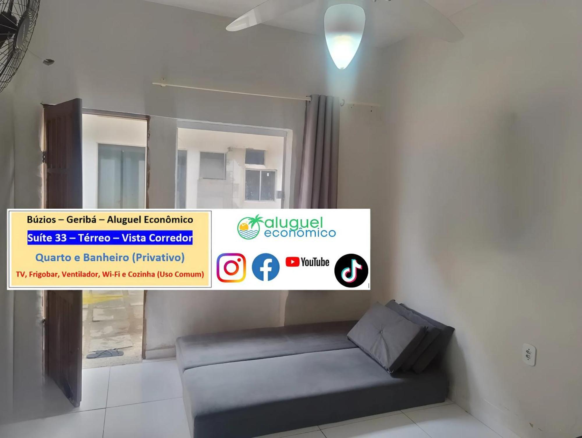 Appartamento Búzios - Geribá - Aluguel Econômico Esterno foto